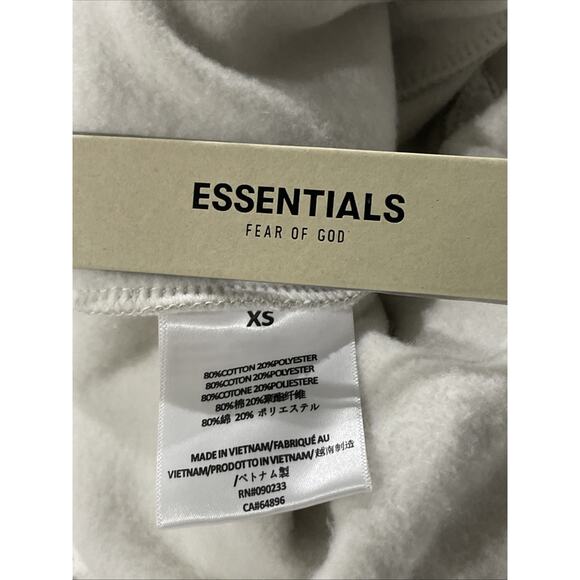 Fear of God Essentials Sweatpants SS22 Light Oatmeal X-Small NWT FAST SHIPPING - Picture 8 of 11